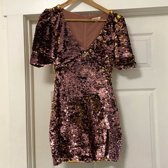 For Love & Lemons Sequin Sparklers Party Dress - Picture 3 of 10